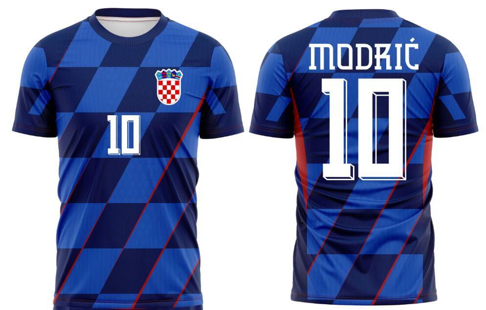 Nogometni dres Hrvatska gostujući